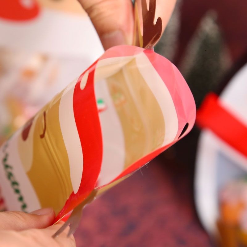 10pc)Charming Christmas Eve Sealed Bags for Sealing Holiday Cookies, Candies & Small Gifts - Elevate Your Festive Spirit this Season