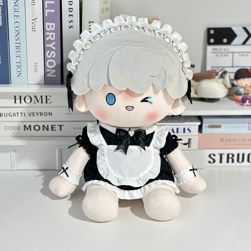 Clothes only)Adorable Maid Outfit Set for 40cm BB3 V4 - Perfect Cosplay Costume for Doll Lovers