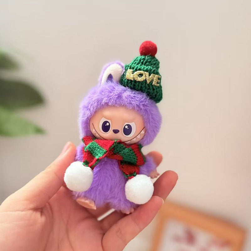 Clothes only)Charming Christmas Outfit Series for Mini Version 4.0 LABUBU - Adorable Holiday Looks for Your Little One