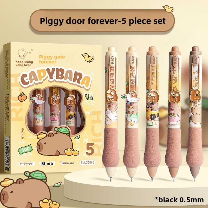 5PC)Adorable Cute Panda Gel Pen Series - Bring Joy to Your Writing with Stylish, Fun Designs for All Ages