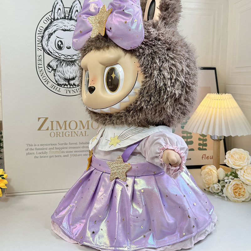 Only Clothes for Sale] Adorable Outfits for 58cm ZIMOMO Labubu Dolls - Trendy Styles & Vibrant Colors to Spark Imagination