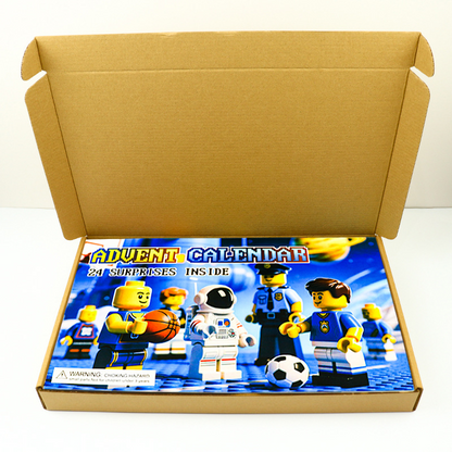 24-Day Advent Calendar - Countdown to Christmas with My World Blind Box! Perfect Kids Gift for Festive Fun and Excitement