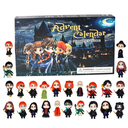 Magical 24-Day Digital Countdown: Kids' Harry Potter Building Blocks Advent Calendar Blind Box - Perfect Christmas Gift!