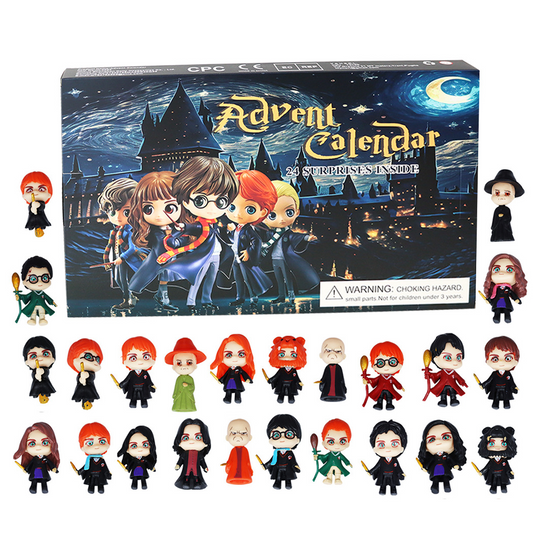 Magical 24-Day Digital Countdown: Kids' Harry Potter Building Blocks Advent Calendar Blind Box - Perfect Christmas Gift!
