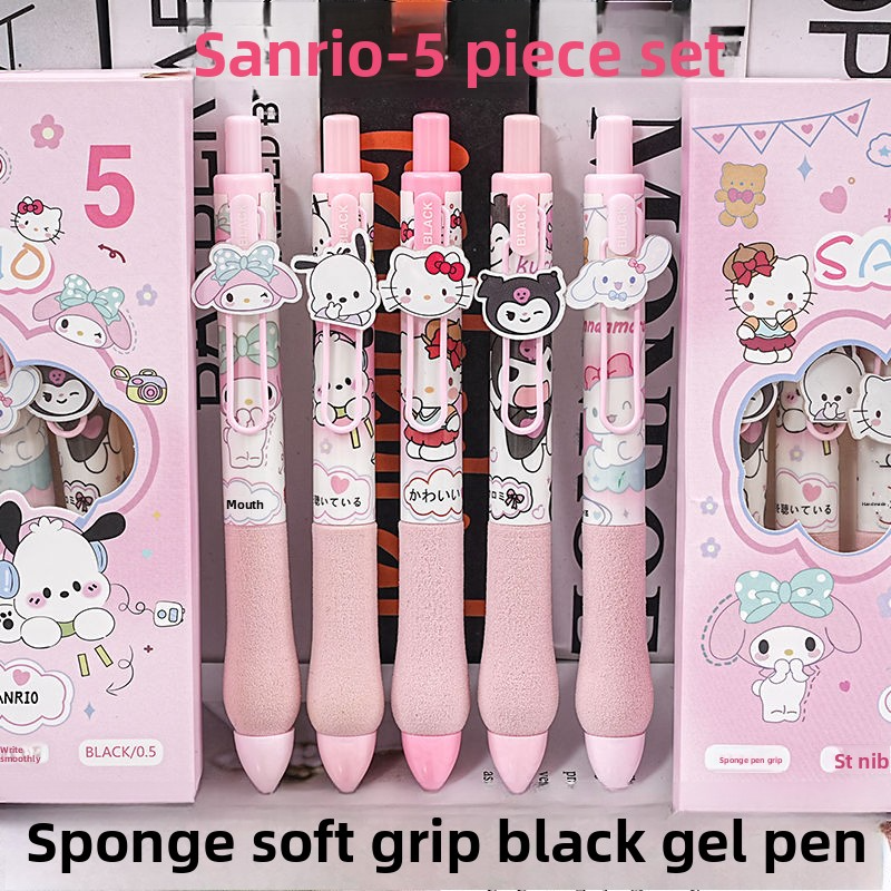 5pc)Unleash Your Creativity with High-Value Click Metal Sticker Gel Pen – A Must-Have for Collectors and Fans