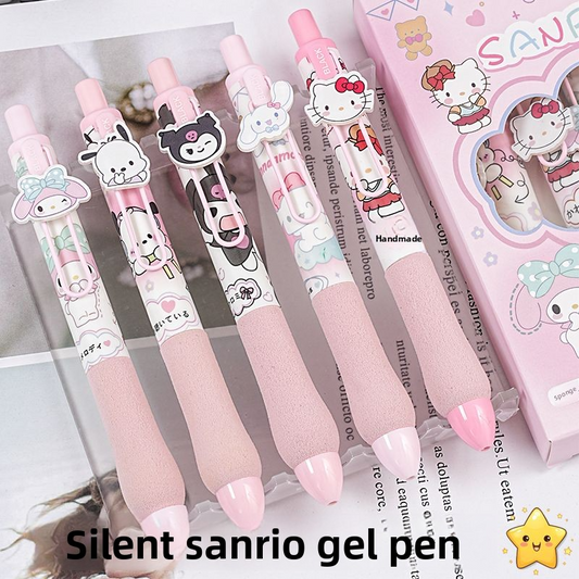 5pc)Unleash Your Creativity with High-Value Click Metal Sticker Gel Pen – A Must-Have for Collectors and Fans