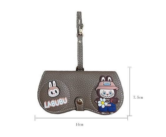Adorable Cartoon Labubu Glasses Storage Bag - Stylish, Compact & Functional Organizer for Your Eyewear Collection