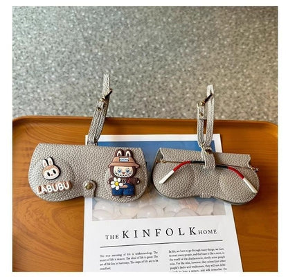 Adorable Cartoon Labubu Glasses Storage Bag - Stylish, Compact & Functional Organizer for Your Eyewear Collection