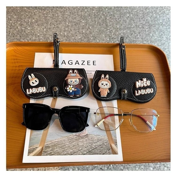 Adorable Cartoon Labubu Glasses Storage Bag - Stylish, Compact & Functional Organizer for Your Eyewear Collection