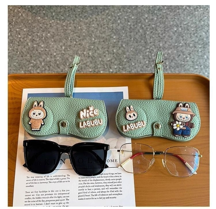 Adorable Cartoon Labubu Glasses Storage Bag - Stylish, Compact & Functional Organizer for Your Eyewear Collection