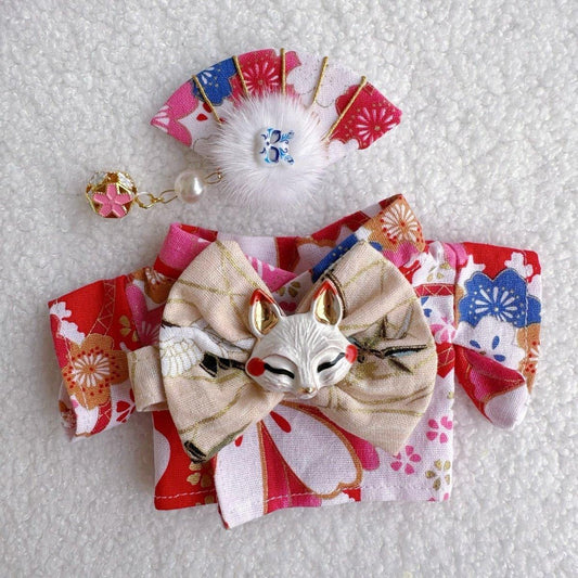 Clothes only)Kimono Suitable for 17cm Labubu Dolls – Perfect for Playtime & Dress-Up Fun, Embrace Fashion Trends Today