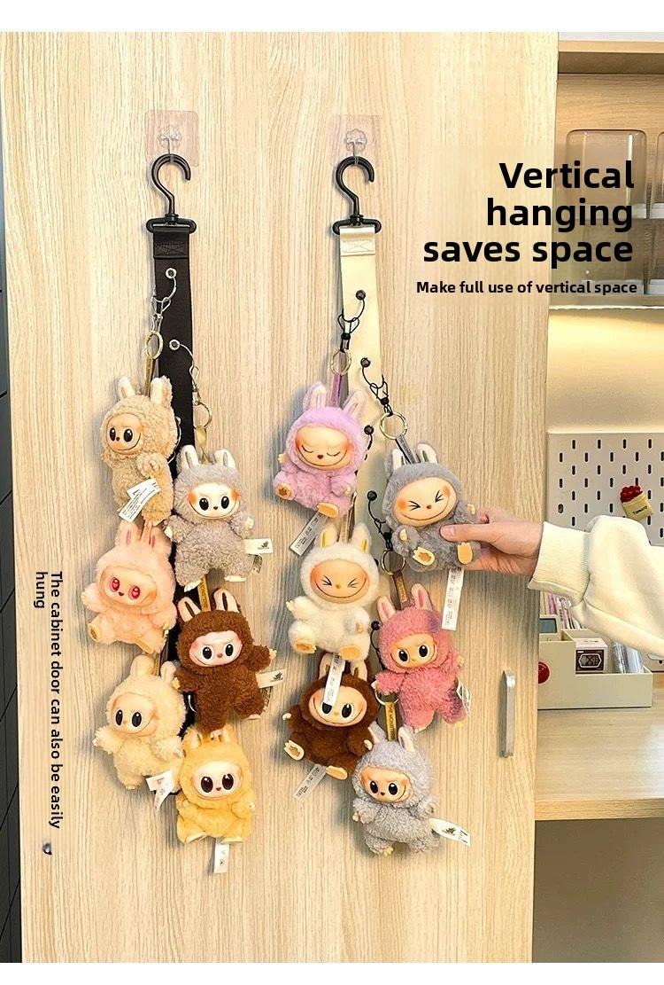 Stylish LabuBu Hanging Ornament Storage Display Rack - Organize with Elegance & Charm, Perfect for Home Decor Lovers