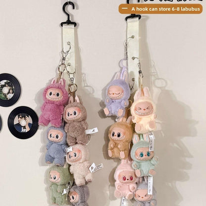 Stylish LabuBu Hanging Ornament Storage Display Rack - Organize with Elegance & Charm, Perfect for Home Decor Lovers