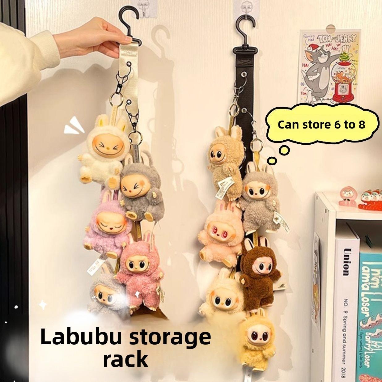 Stylish LabuBu Hanging Ornament Storage Display Rack - Organize with Elegance & Charm, Perfect for Home Decor Lovers