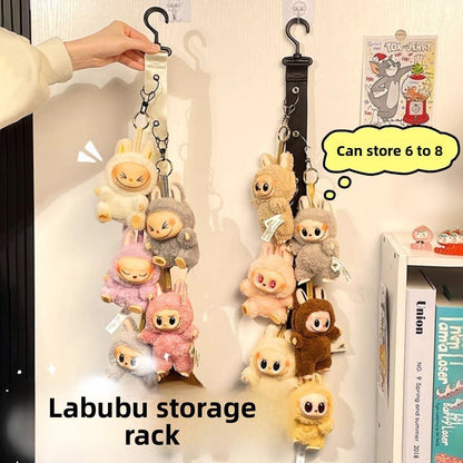 Stylish LabuBu Hanging Ornament Storage Display Rack - Organize with Elegance & Charm, Perfect for Home Decor Lovers