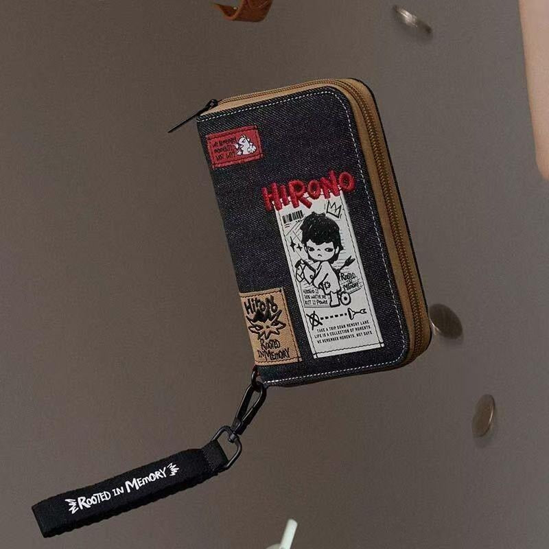 Elevate Your Travel Game with HIRONO Passport Holder & Ticket Holder – Stylish Canvas Zipper Card Bag for Organized Adventures