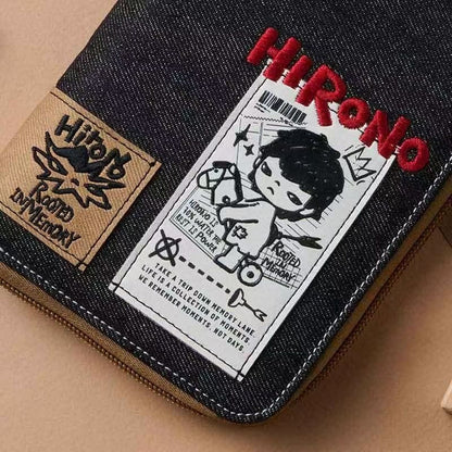Elevate Your Travel Game with HIRONO Passport Holder & Ticket Holder – Stylish Canvas Zipper Card Bag for Organized Adventures