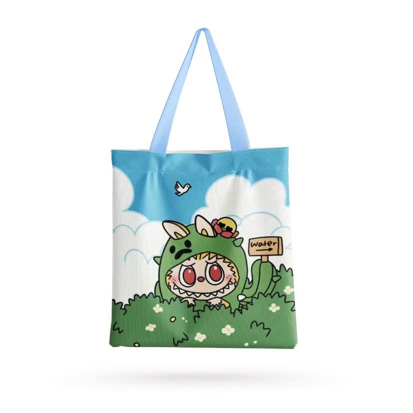 labubbu Single Shoulder Canvas Tote Bag – Chic & Versatile Carry-All for Work, Travel & Daily Adventures – Eco-Friendly Style in Every Stitch