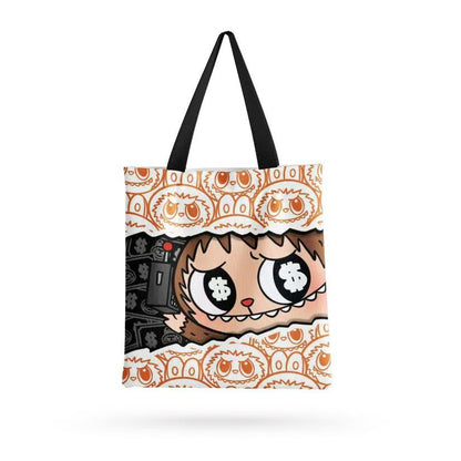 labubbu Single Shoulder Canvas Tote Bag – Chic & Versatile Carry-All for Work, Travel & Daily Adventures – Eco-Friendly Style in Every Stitch