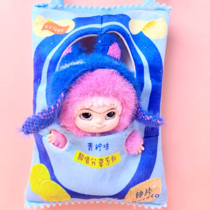Bag only)Stylish Crossbody Bag for 20cm WAKUKU Dolls - Perfect for Travel & Playtime Adventures! Trendy Design, Lightweight, and Easy to Carry