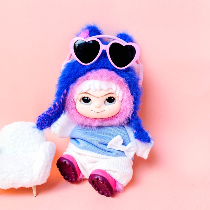 Clothes only)Stylish Sports Suit for 20cm WAKUKU Dolls - Trendy Outfit for Active Playtime and Fashion Fun