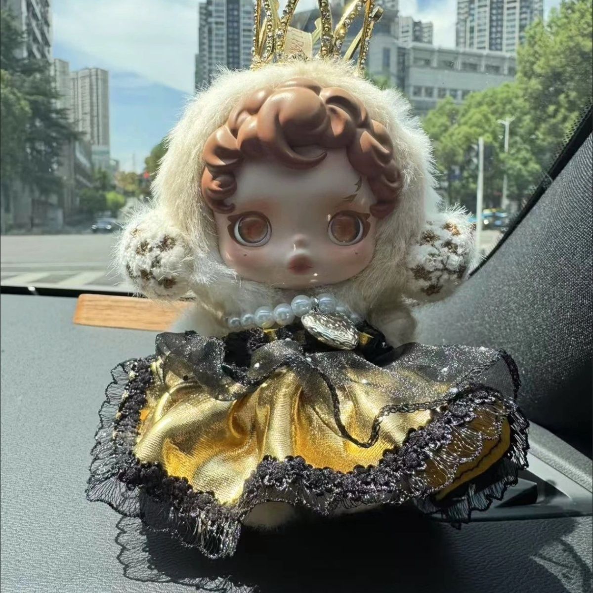 Clothes only)Enchant Your Little One with Our Stunning Crown Wings Dress Suitable for Skullpanda – Perfect for Dress-Up, Parties & Imaginative Play