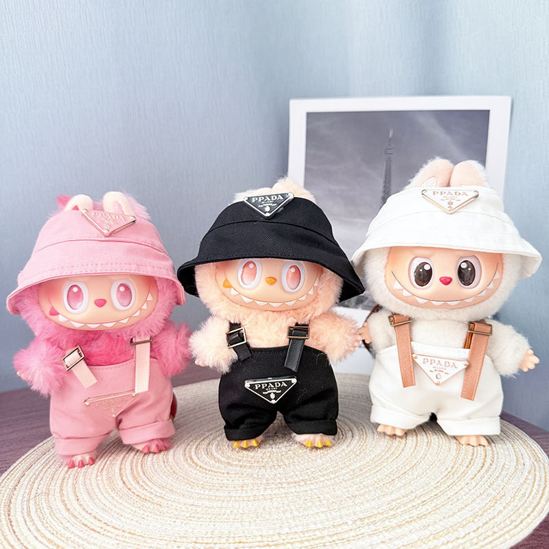 Only Clothes) Adorable Labubu Overalls Set - Trendy & Durable, Ideal for Growing Kids, Perfect for Any Season