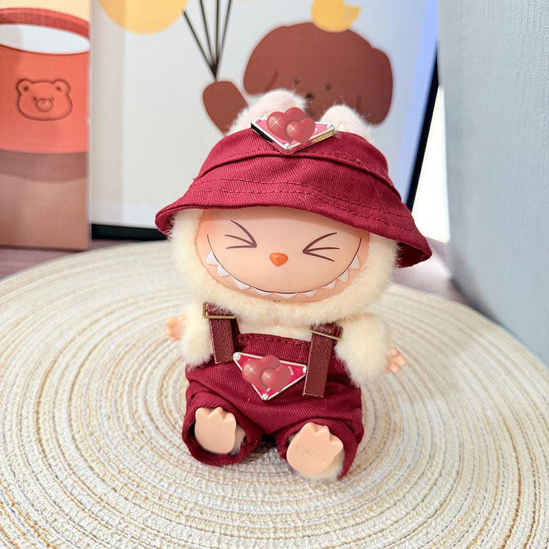 【Only Doll Clothes】Chic Labubu Suspender Set: Perfect for Playtime or Parties – Dress Your Child in This Stylish & Cozy Outfit Today