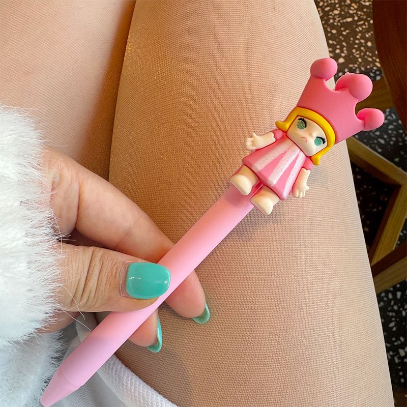 Cute Princess Ballpoint Pen – Add a Touch of Magic to Your Writing, Perfect for School Supplies & Gifts, Trendy Unicorn Design