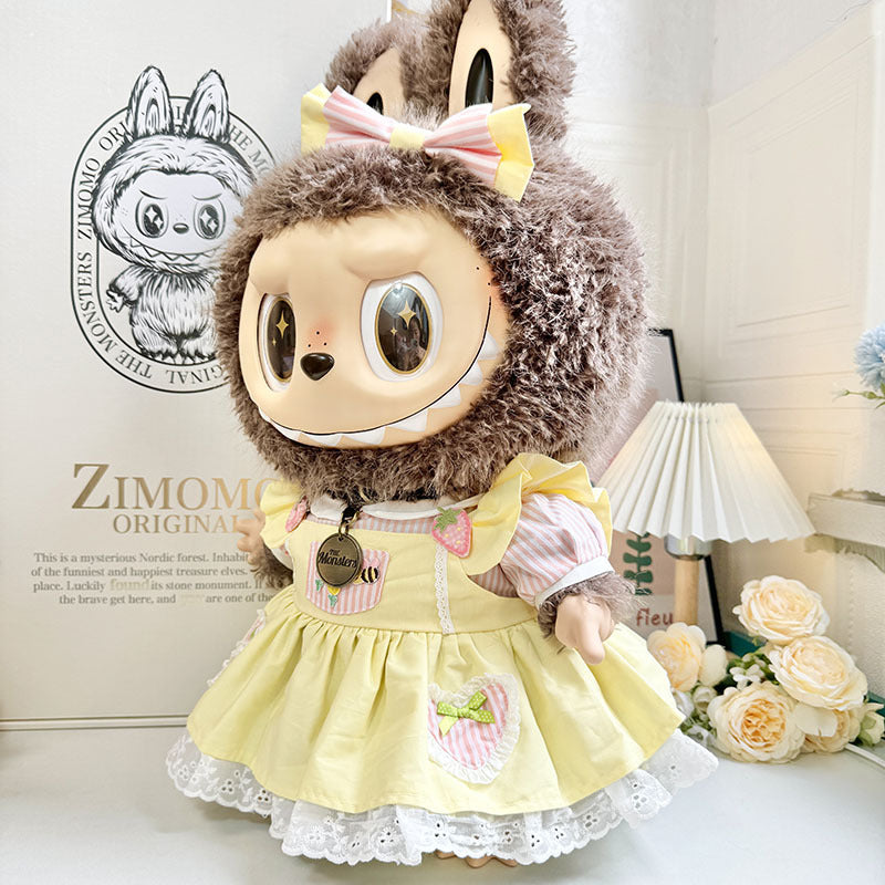 Only Clothes for Sale] Adorable Outfits for 58cm ZIMOMO Labubu Dolls - Trendy Styles & Vibrant Colors to Spark Imagination