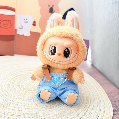 【Only Doll Clothes】Chic Labubu Suspender Set: Perfect for Playtime or Parties – Dress Your Child in This Stylish & Cozy Outfit Today