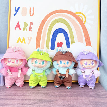 Only Clothes) Adorable Labubu Overalls Set - Trendy & Durable, Ideal for Growing Kids, Perfect for Any Season