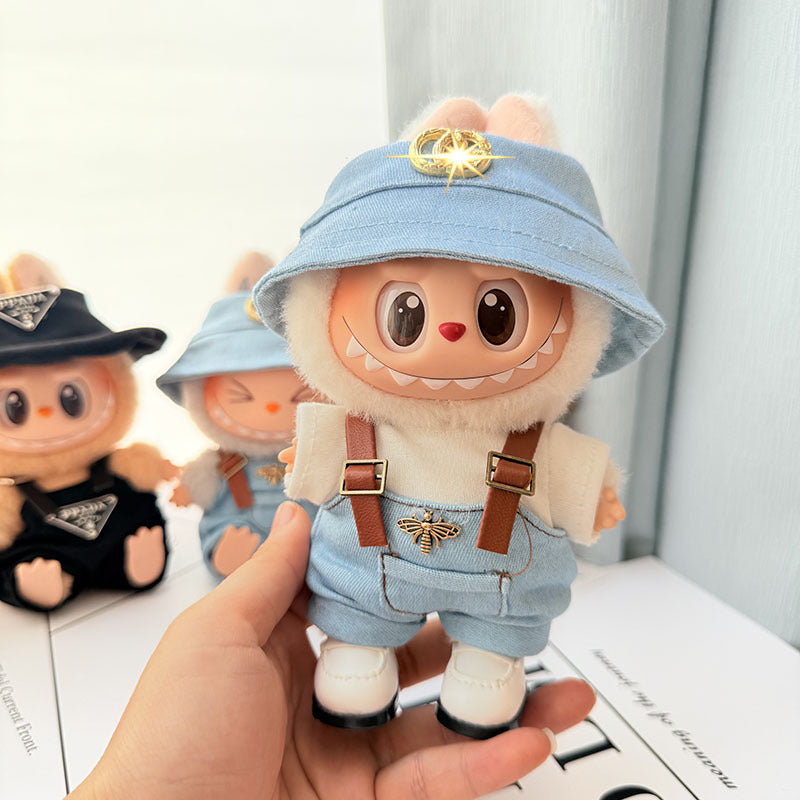 【Only Doll Clothes】Chic Labubu Suspender Set: Perfect for Playtime or Parties – Dress Your Child in This Stylish & Cozy Outfit Today