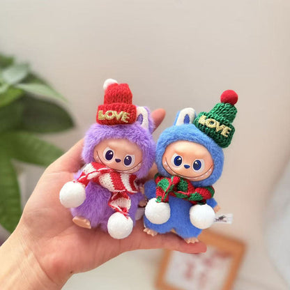 Clothes only)Charming Christmas Outfit Series for Mini Version 4.0 LABUBU - Adorable Holiday Looks for Your Little One