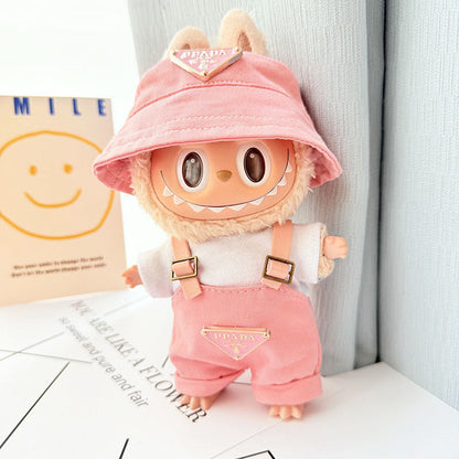 【Only Doll Clothes】Chic Labubu Suspender Set: Perfect for Playtime or Parties – Dress Your Child in This Stylish & Cozy Outfit Today