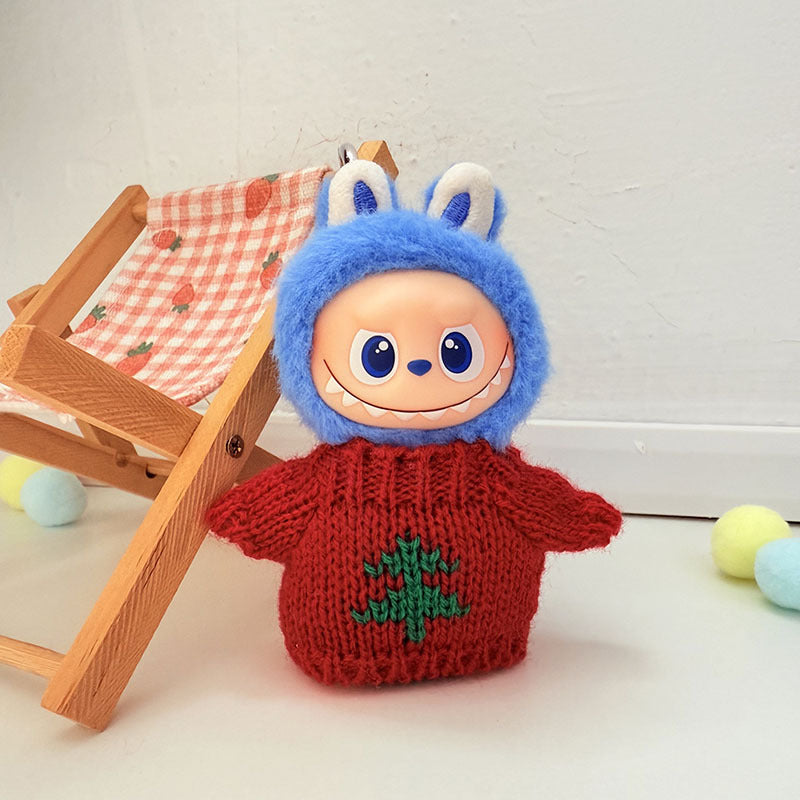 Clothes only)Charming Christmas Outfit Series for Mini Version 4.0 LABUBU - Adorable Holiday Looks for Your Little One