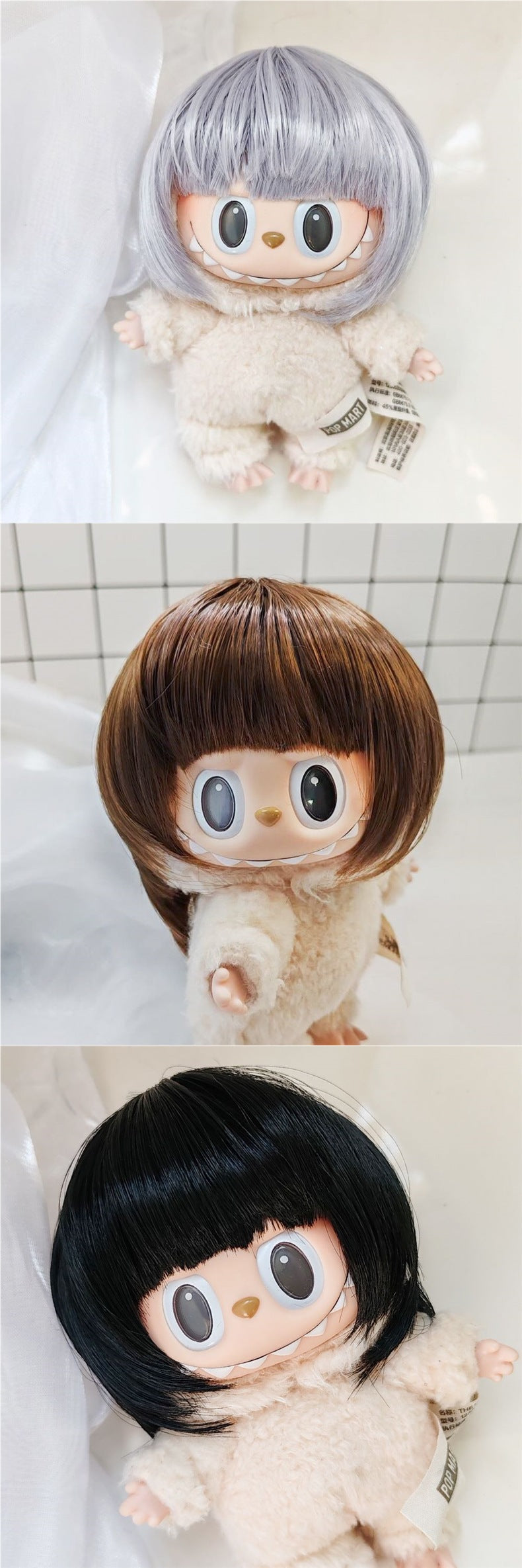 Transform Your Look with Our Stunning Wig, Perfectly Designed for 17cm Labubu – Elevate Your Style Instantly