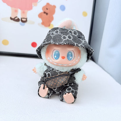 【Only Doll Clothes】Chic Labubu Suspender Set: Perfect for Playtime or Parties – Dress Your Child in This Stylish & Cozy Outfit Today