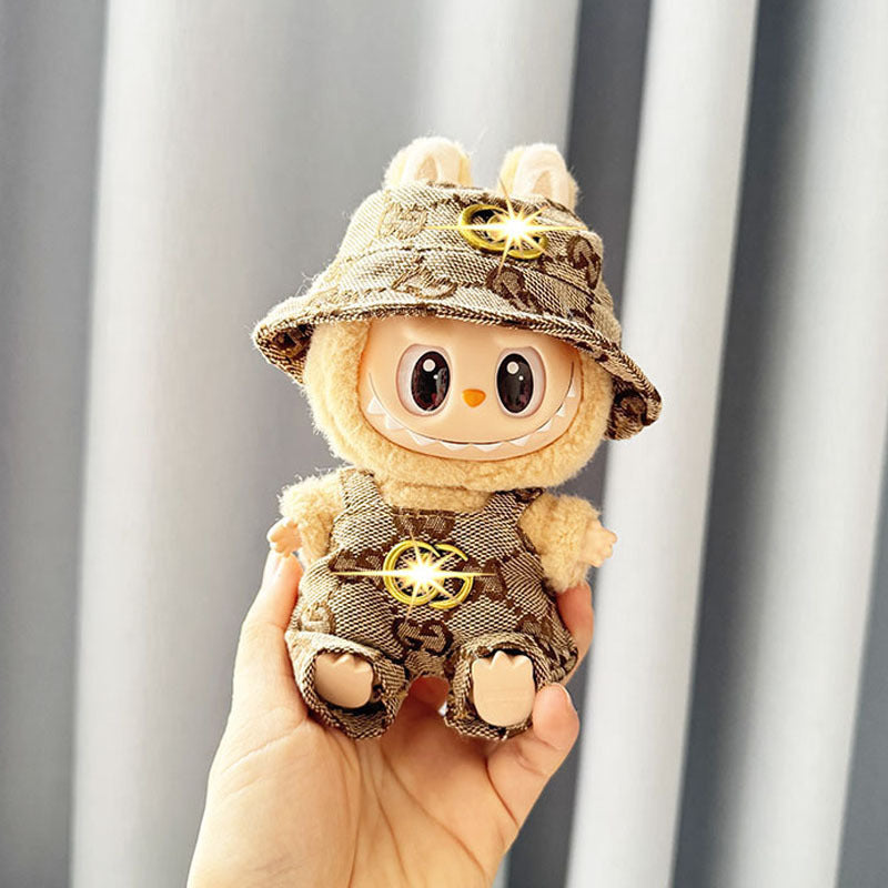 【Only Doll Clothes】Chic Labubu Suspender Set: Perfect for Playtime or Parties – Dress Your Child in This Stylish & Cozy Outfit Today