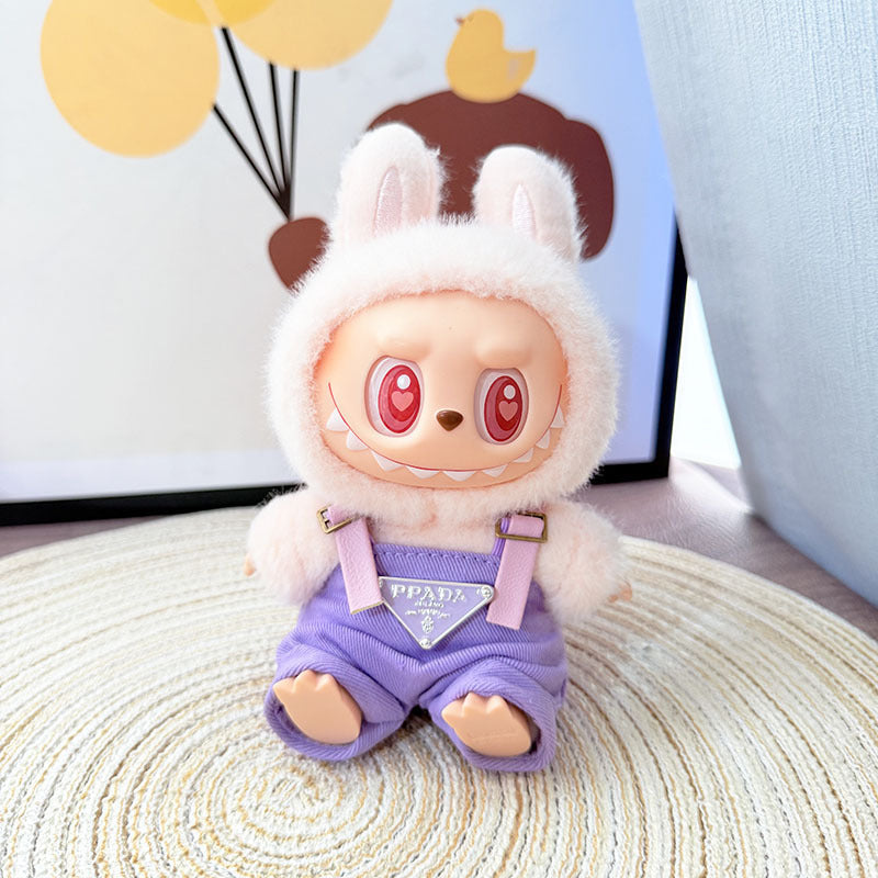 【Only Doll Clothes】Chic Labubu Suspender Set: Perfect for Playtime or Parties – Dress Your Child in This Stylish & Cozy Outfit Today