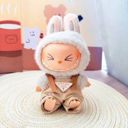 【Only Doll Clothes】Chic Labubu Suspender Set: Perfect for Playtime or Parties – Dress Your Child in This Stylish & Cozy Outfit Today