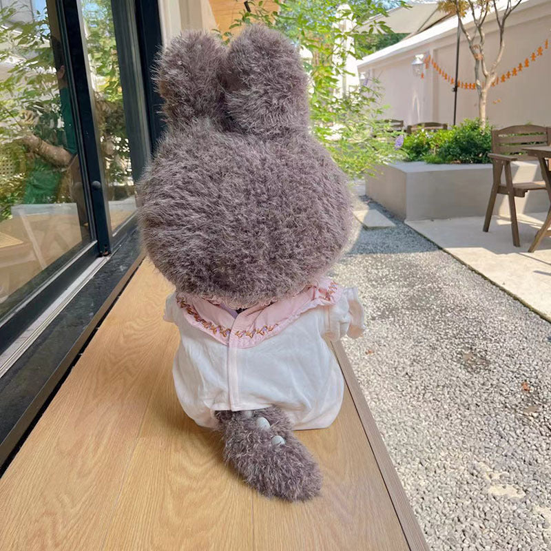 Only Clothes for Sale] Unleash Your Inner Royalty with the Queen Red Cloak - Perfectly Tailored for 58cm ZIMOMO Labubu Dolls, a Must-Have for Collectors!