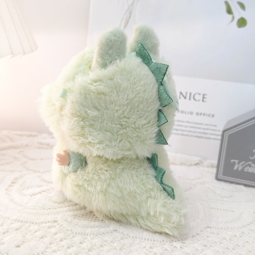 Clothes only)Adorable 3D Shark Dinosaur Outfit for 6-Inch Labubu Dolls – Unleash Imagination with This Trendy Dress-Up Set