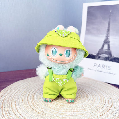 Only Clothes) Adorable Labubu Overalls Set - Trendy & Durable, Ideal for Growing Kids, Perfect for Any Season