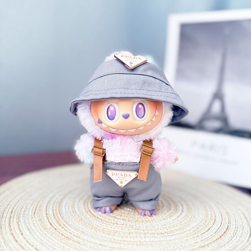 Only Clothes) Adorable Labubu Overalls Set - Trendy & Durable, Ideal for Growing Kids, Perfect for Any Season