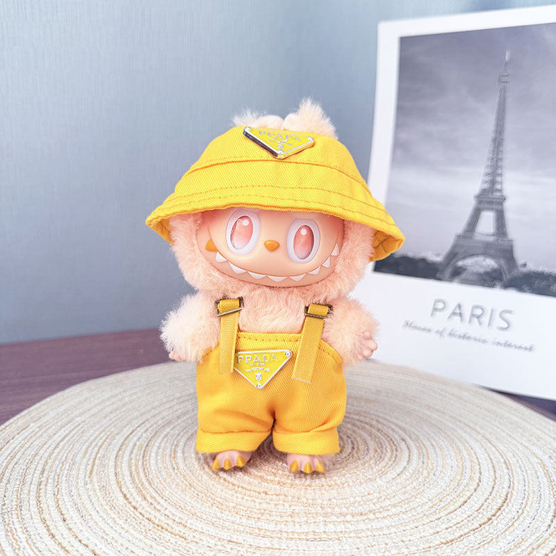 Only Clothes) Adorable Labubu Overalls Set - Trendy & Durable, Ideal for Growing Kids, Perfect for Any Season