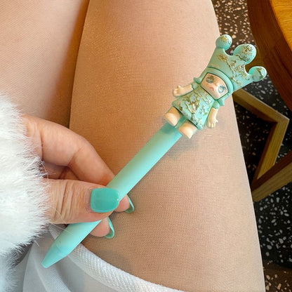 Cute Princess Ballpoint Pen – Add a Touch of Magic to Your Writing, Perfect for School Supplies & Gifts, Trendy Unicorn Design