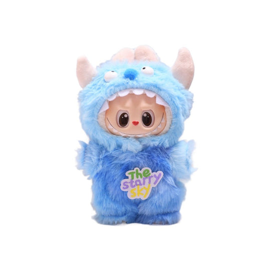 Clothes Only】Cozy & Cute: Plush Monster Costume Perfectly Fit for 17cm Labubu - Unleash Cuteness and Fun
