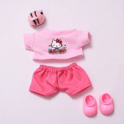 Clothes Only】Buzz into Fun with the 17cm Labubu Doll Bee T-Shirt Set - Adorable, Trendy & Perfect for Playtime Adventures!