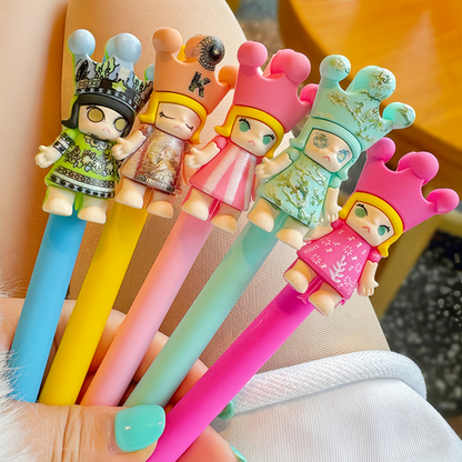 Cute Princess Ballpoint Pen – Add a Touch of Magic to Your Writing, Perfect for School Supplies & Gifts, Trendy Unicorn Design